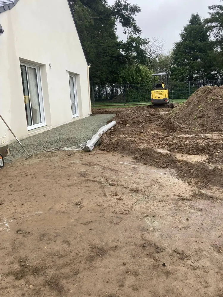 Travaux terrasse